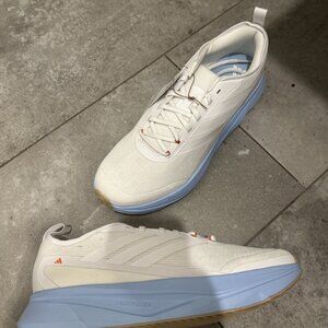 adidas JogIt Women's Running Shoes Size 11.5 White/ Blue JR0876